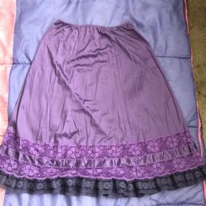 Vintage purple slip/skirt